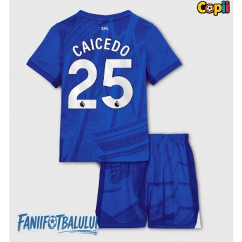 Chelsea Moises Caicedo #25 Echipament de Fotbal Replică 2025-26 Copii Acasa (+ Șorturi)